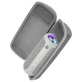 Khanka Hard Travel Case for Ortizan Portable Bluetooth Speaker, IPX7 Waterproof Wireless Speaker, Case Only (Gray)