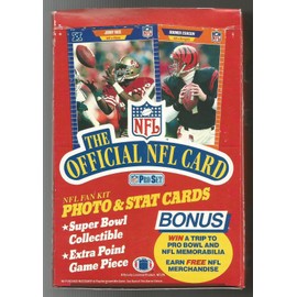 1989 Pro Set Football Series 1 36-Pack Box