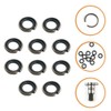 OSALADI 10 Sets Impact Wrench Retainer Rings with O-Ring, 1/2