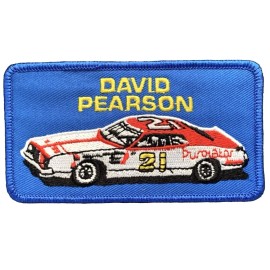 Retro David Pearson Wood Brothers NASCAR Racing Cap Hat Patch Purolater Vintage Style