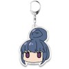 Yurucamp Face Stamp Key Chain Shima Rin