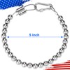 Lechansen Flag Pole Accessories Parts, Heavy-Duty Beaded Retainer Ring with