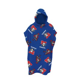 Newcastle Knights NRL Rugby League Kids Youth Hooded Beach Towel