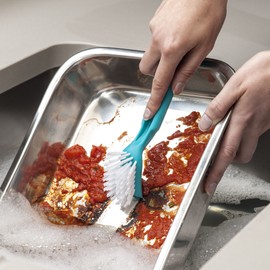 Zeal Dish Brush, Aqua, One Size