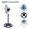 Ventilador 3en1 Techo Piso Pared Giratorio Ajustable 3 Aspas