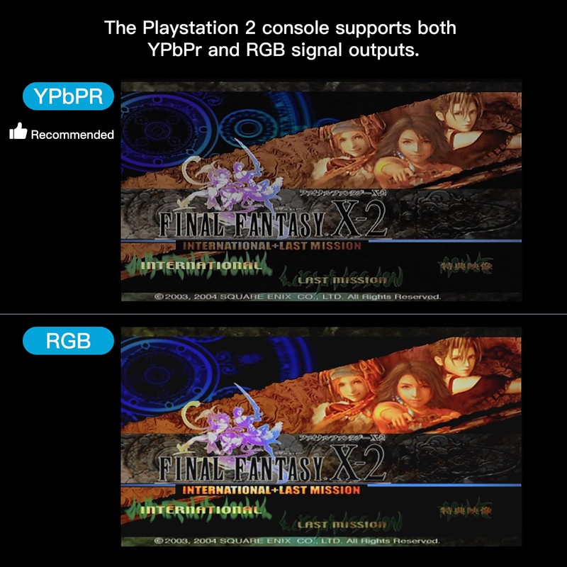 FeiEVER HDMI Adapter for PS1/PS2, PS1/PS2 to HDMI Converter, Support