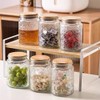 ANSQU Vintage Glass Jars Set Canister Airtight Storage Jar Container