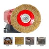 OSFTBVT 8in Bench Wire Wheel Brush | Coarse Crimped Steel