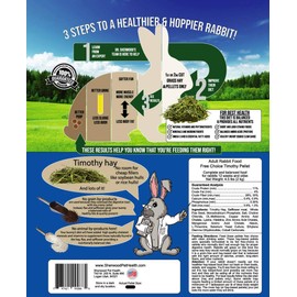 Adult Rabbit Food - Free Choice Timothy Pellet (10)