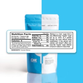 𝗪𝗜𝗡𝗡𝗘𝗥 – 𝗕𝗘𝗦𝗧 𝗔𝗟𝗟𝗨𝗟𝗢𝗦𝗘, 𝟮 𝗣𝗔𝗖𝗞 Keto Sugar Alternative, Zero Net Carb, Low Calorie Allulose Sweetener, Made in USA, ZERO Erythritol, Monk Fruit or Stevia, Granular (32oz Total)