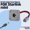 RV DC Cable Panel Mount for Starlink mini, 5.5 x