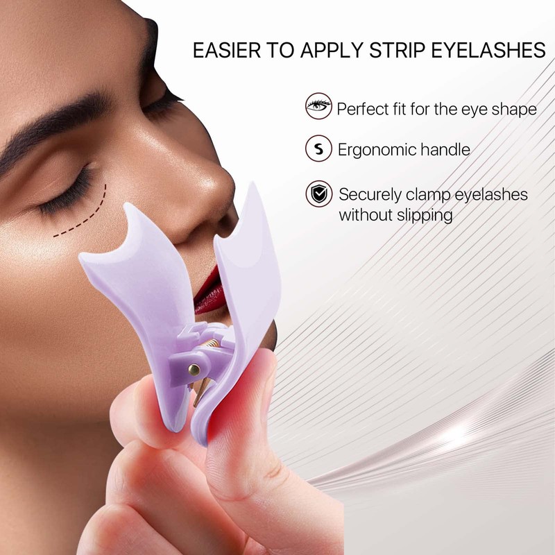 Miuffue Eyelash Applicator Tool 35mm Width Lash Applicator Clip, 1PCS