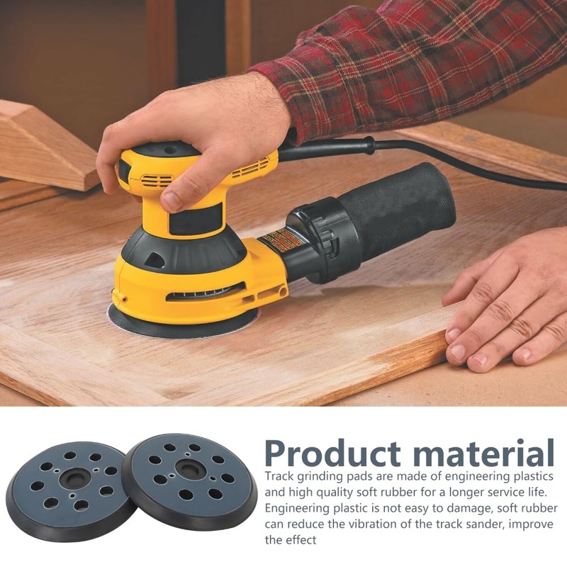 ATIODYUUK 2 Pack 5 inch 8 Hole Sander Replacement Pad