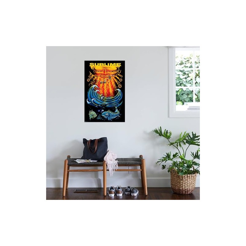 AllPosters Wall Poster Sublime- Sun & Fish, 24x36