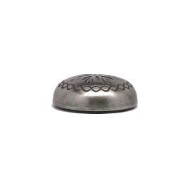 Stecksstore Sunburst 3/4" x 1/4" Antique Nickel Plated Screwback Concho 2996AN Stecksstore