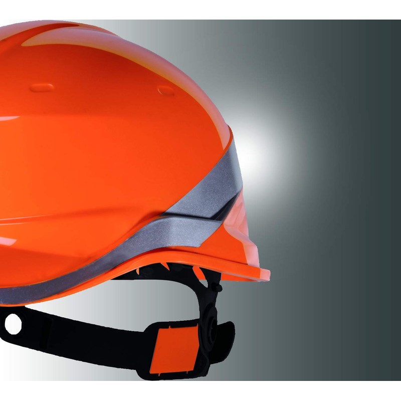 Delta Plus DIAM5 Baseball Shape Safety Cap, Adjustable, White (20