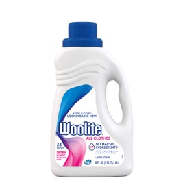 Woolite Clean & Care Liquid Laundry Detergent, 33 Loads, Regular & HE Washers, Gentle Cycle, scent, Sparkling Falls, 50 Fl Oz