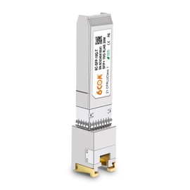 6COMGIGA Pack of 2 10G SFP+ RJ45 Copper Module, 10GBase-T SFP+ to RJ45 Transceiver, CAT6A/CAT7, 30m, Hot-Swappable, Compatible with Cisco SFP-10G-T-S/Ubiquiti UF-RJ45-10G/MikroTik S+RJ10/D-Link