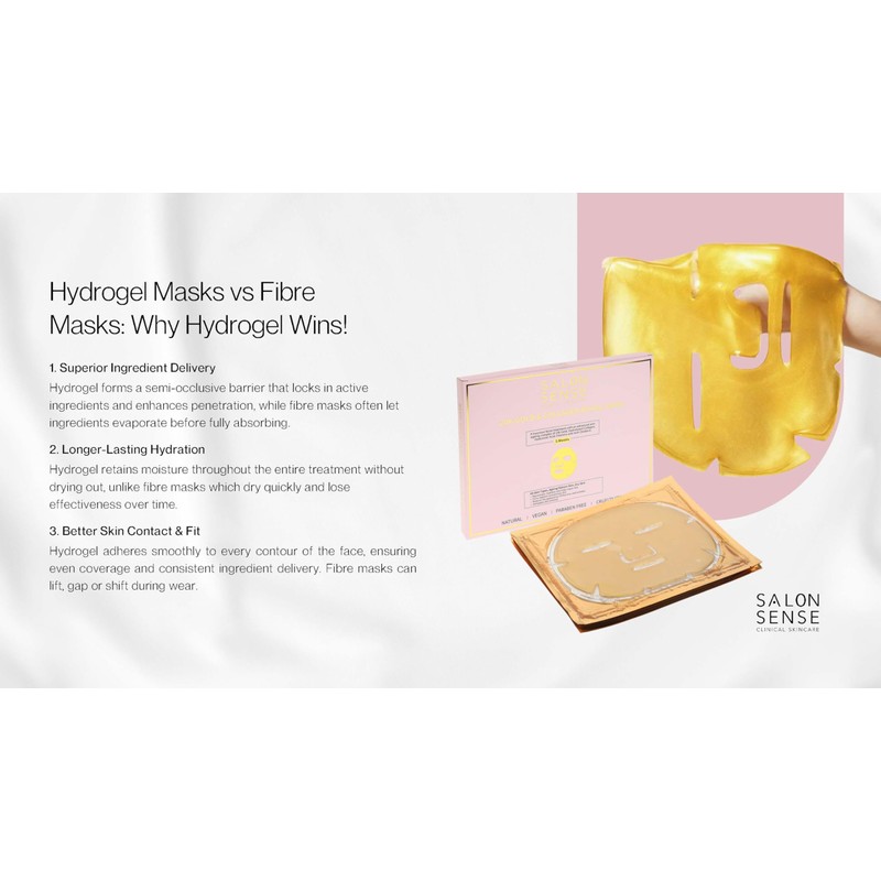 Salon Sense 24K Gold & Collagen Face Mask - 5