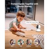 blurams Cameras for Home Security, 2K Indoor Camera 360° Pet