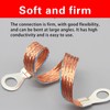 GKmow 5 PCS Automotive Engine Grounding Strap, Flexible Tensile-Resistant Copper