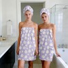 HEIFAM Absorbent Bath Towel Wrap Set (32 X 60 in),