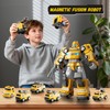 Aotonow 5 in 1 Magnetic Transforming Robot Toy Build for