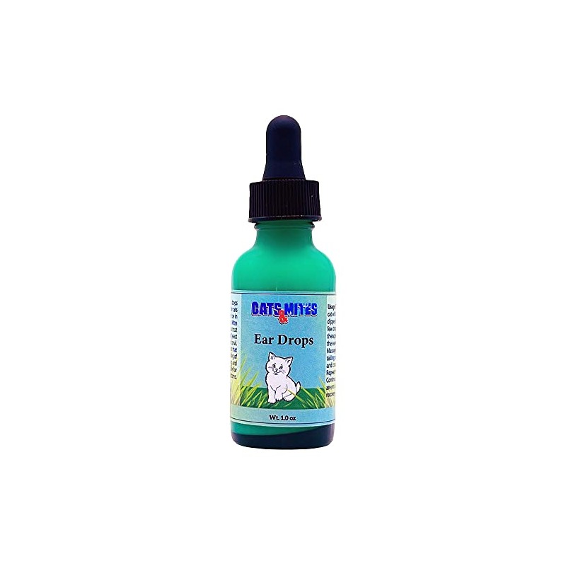 Cats n Mite Demodex Mange Ear Oil Drops for Cats