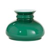 B&P Lamp® Green Over White Opal Cased Glass 7 Inch