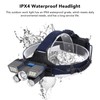 Rechargeable Headlamp 9 Levels L2 Bead Long Range Headlight Outdoor