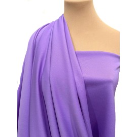 SCUBA KNIT STRETCH  LILAC  100% POLY , PANTS, SUITS, DRESSES . 58 " BY THE YARD