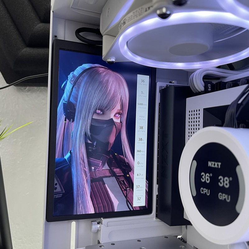 VSDISPLAY 8 Inch Small Mini LCD Monitor 1280x800 IPS Screen