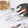 Silverware Set for 2, CXJY 10-Piece Stainless Steel Flatware Cutlery