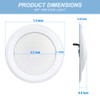 ECOELER 6 Inch LED Flush Mount Ceiling Light, Surface Mount