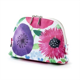 Round Pouch (Small), Petite Fleur, Botanical Pattern, Floral Pattern, Cosmetic Pouch, Stylish, Cute W1001000
