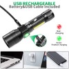 Blacklight flashlights, 3 in-1 Rechargeable Flashlights, UV Light Magnetic LED