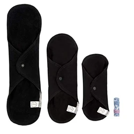 ImseVimse Hygiene Trial Kit / Women's Hygiene Sample Set 4-Piece Black