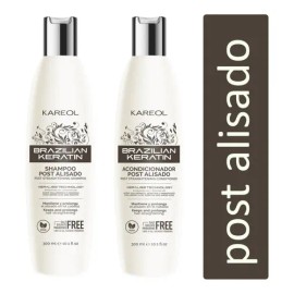Kareol Shampoo Y Acondicionador  Post Alisado Brasileño                                                                                               