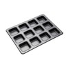 MasterCraft Heavy Base 12 Cup Square Brownie Pan