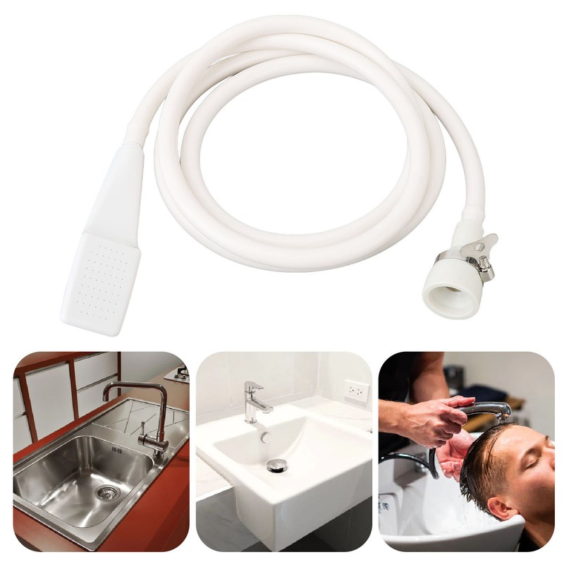 Plastic Sink Faucet Shower Head with Hose Shampoo Sprayer for