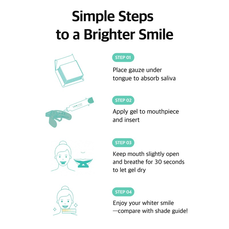 Live Orals PureDia Teeth Whitening Kit - Gel & Mouthpiece