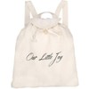 Azeeda 'Our Little Joy' Canvas Rucksack/Backpack (RK00038444)