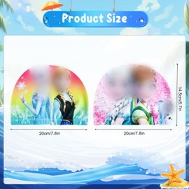 SHANKAM Pack of 2 Children's Swimming Caps, Cartoon Swimming Cap, Swimming Cap Children, Swimming Cap Children, for Boys and Girls Aged 3-6 Years, Swimming Cap for Long Hair, Short Hair (C)