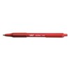 BIC SCSM11RD Soft Feel Retractable Ballpoint Pen, Red Ink, 1mm,
