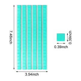 Feosky Adhesive Poster Sticky Tack Putty, Reusable and Removable Adhesive Putty, Mounting Putty for displaying Wall Paintings, Picture, Decoration, Crafts (Green, Pack of 2)