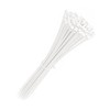 200mm x 2.5mm White Plastic Cable Ties Nylon Cable Ties