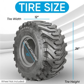 Veteran Tire and Rubber Garden Master Tractor Tire (26x12.00-12)