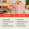 bella 2 Slice Toaster, 6 Setting Shade Control w Reheat,