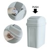 Teyyvn Bote de basura de plástico de 7 litros /
