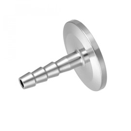 sourcing map 304 Stainless Steel KF25 Flange to 8 mm Rubber Hose Barb Adapter for Vacuum